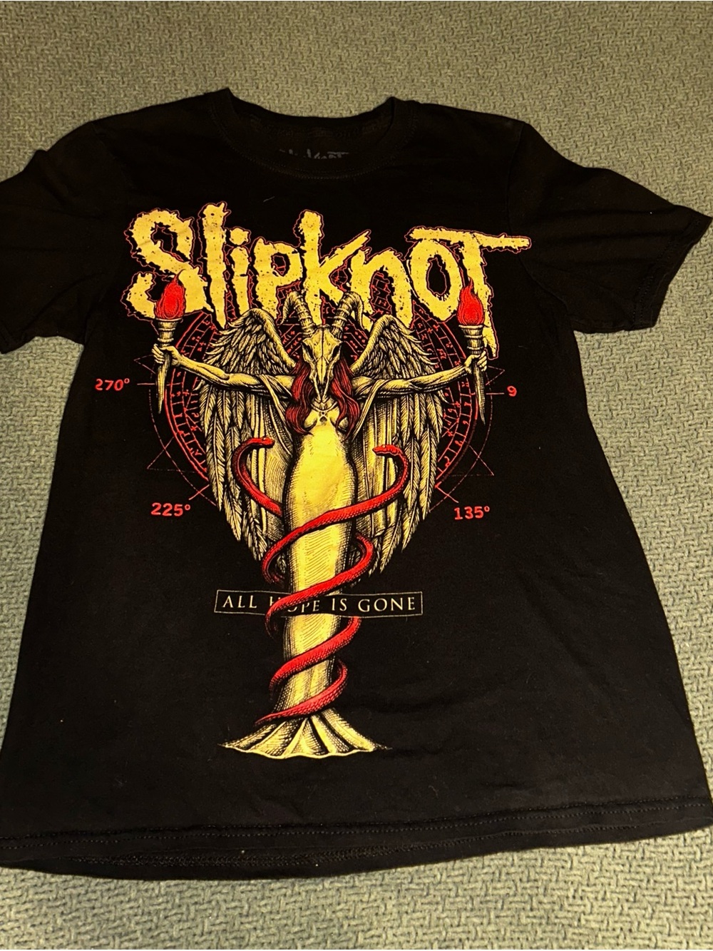Slipknot "All Hope Is Gone" Black Graphic Tee